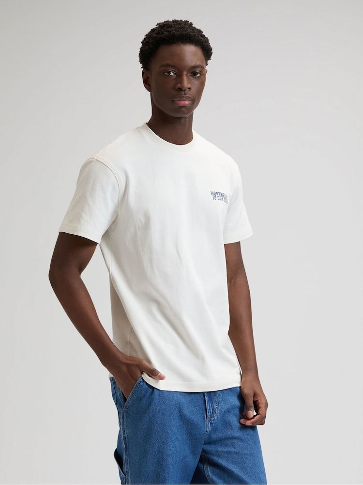 Lee Cream Workwear Backprint T-Shirt - Image 2 of 8