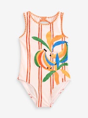 Never Fully Dressed Cream Banana Stripe Swimsuit - Image 6 of 9