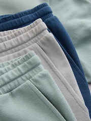 Bue/Green/Grey Polo and Shorts Co-ord Set - Image 9 of 9