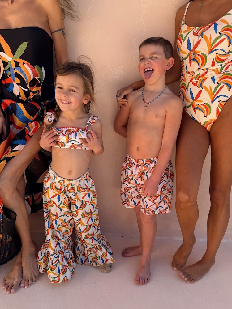 Never Fully Dressed Cream Banana Swim Shorts - Image 2 of 5