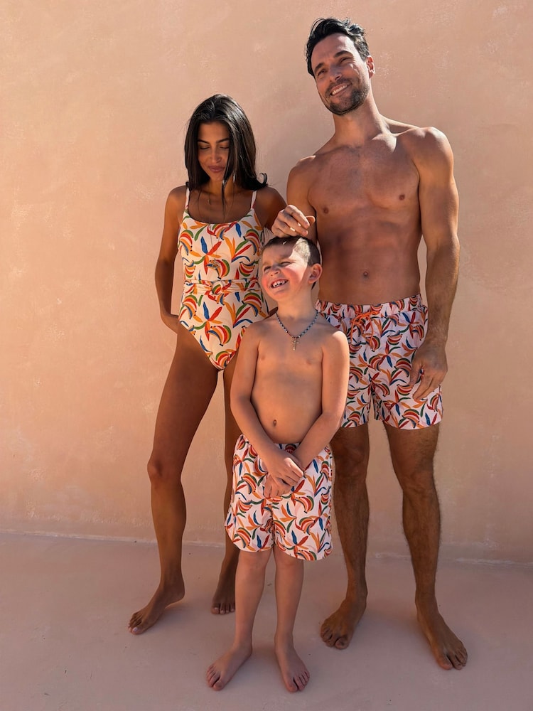 Never Fully Dressed Cream Banana Swim Shorts - Image 5 of 5