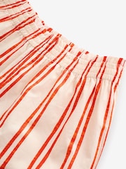 Never Fully Dressed Cream Stripe Banana 100% Cotton Top and Short Set - Image 10 of 10