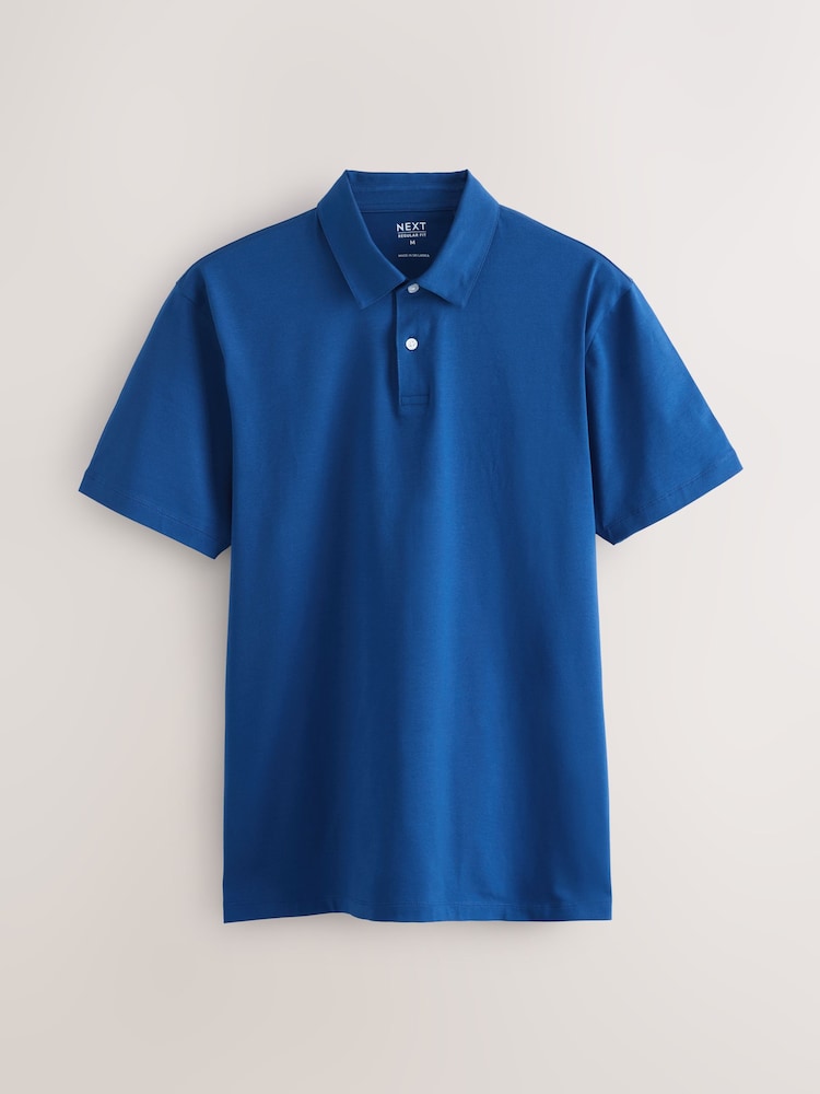 Green/Blue/White Negroni - 打印 - 短袖平纹针织 Polo 衫3件装 - 图片2 / 6