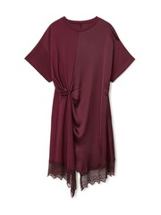 AllSaints Red Lana Lace Dress - Image 7 of 7