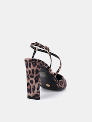Novo Animal Wide Fit Indie Point Toe Strappy Court Shoes - Image 4 of 6