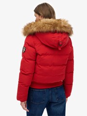 Superdry Red Everest Hooded Bomber Jacket - Image 2 of 7