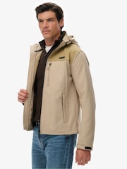 Superdry Nude Hooded Soft Shell Trekker Jacket - Image 4 of 7