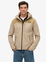 Superdry Nude Hooded Soft Shell Trekker Jacket - Image 5 of 7