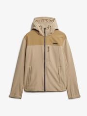 Superdry Nude Hooded Soft Shell Trekker Jacket - Image 7 of 7