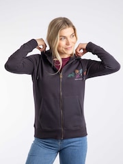Weird Fish Blue Franchises Graphic Full Zip Hoodie - Image 1 of 7
