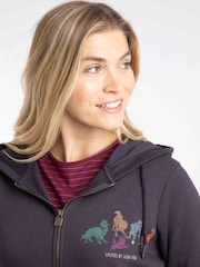 Weird Fish Blue Franchises Graphic Full Zip Hoodie - Image 4 of 7