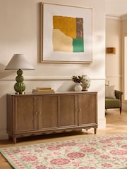 Nina Campbell Dark Oak Aubin Large Sideboard - Image 2 of 10
