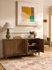 Nina Campbell Dark Oak Aubin Large Sideboard - Image 3 of 10