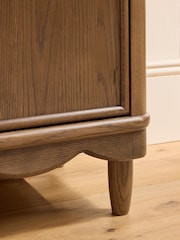 Nina Campbell Dark Oak Aubin Large Sideboard - Image 4 of 10