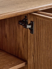 Nina Campbell Dark Oak Aubin Large Sideboard - Image 6 of 10