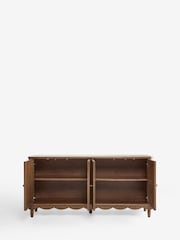 Nina Campbell Dark Oak Aubin Large Sideboard - Image 9 of 10