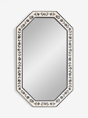 Rockett St George Ivory and Black Rose Noir Mirror - Image 2 of 7