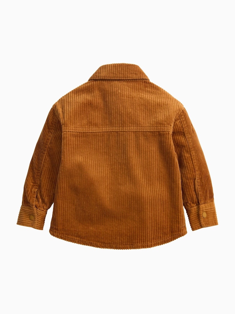 KIDLY by MORI Cord Brown Shacket - صورة 2 من 4 KIDLY by MORI Cord Brown Shacket - صورة 2 من 4