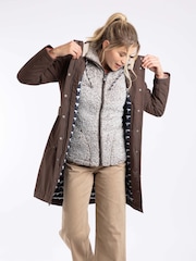 Weird Fish Brown Kenzie Waterproof Coat - Image 1 of 7