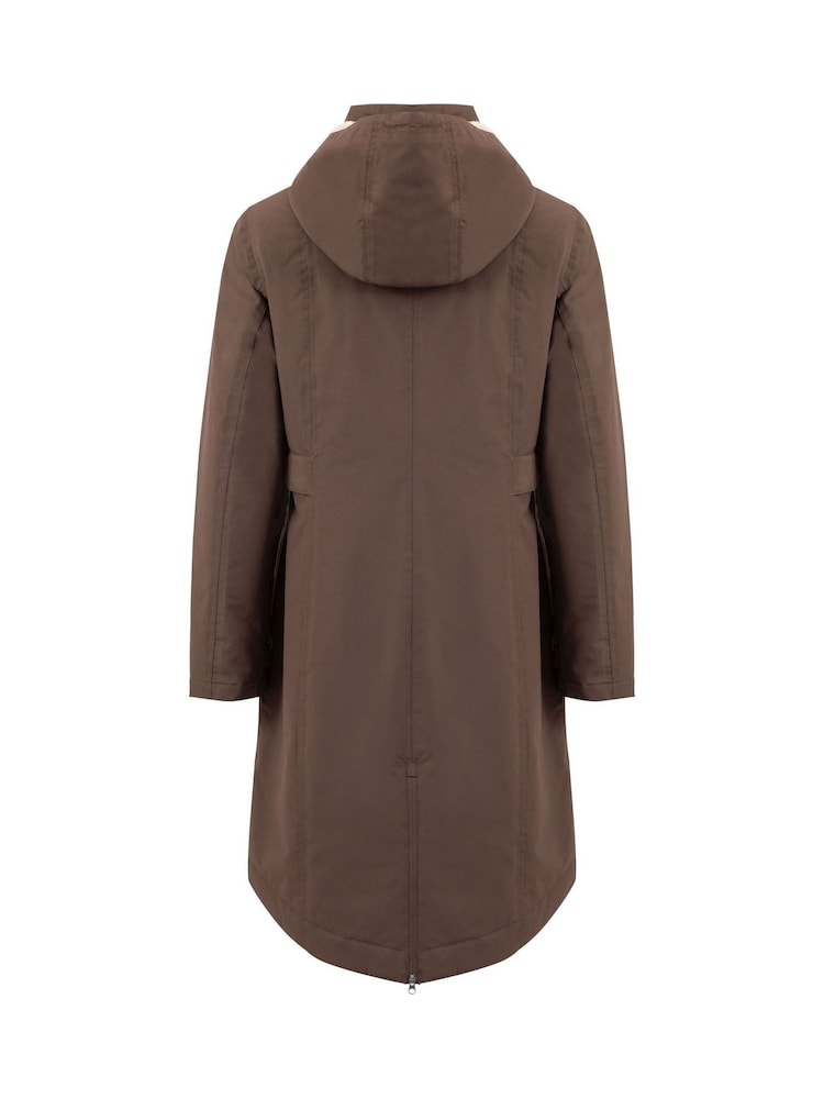 Weird Fish Brown Kenzie Waterproof Coat - Image 7 of 7
