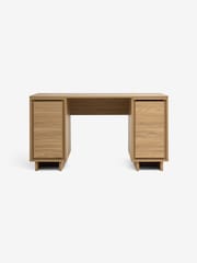 MADE.COM Oak Effect Kaci Storage Desk - Image 6 of 6