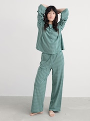 Seasalt Cornwall Green Dream Pyjamas - Image 1 of 5
