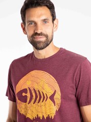 Weird Fish Purple Explorer Front Print Graphic T-Shirt - Image 4 of 6