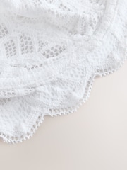 White Ultimate Support F-K Padded Strap Lace Non Pad Bra with Side Support - Image 9 of 9