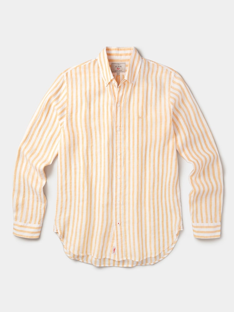 イエロー - Aubin Worlaby リネンシャツ - 画像 5 / 5