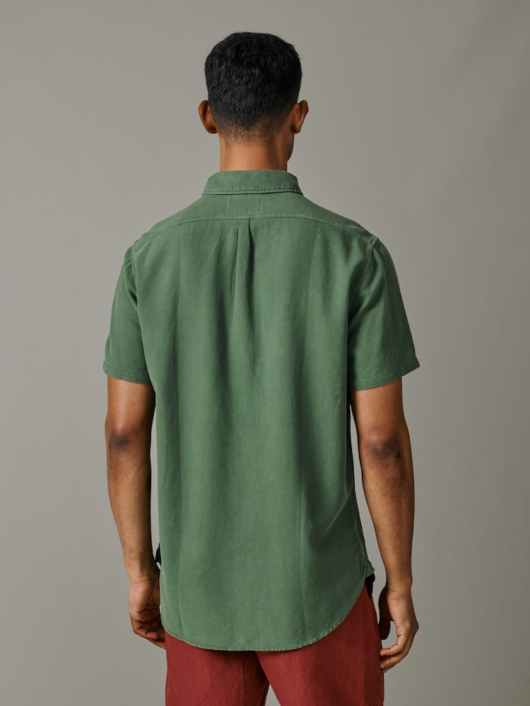 Aubin Gabriel Textured Utility Shirt - Image 2 of 4