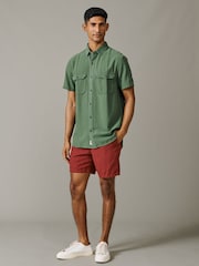 Aubin Gabriel Textured Utility Shirt - Image 3 of 4