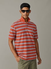Aubin Blair Yarn Dyed Pique Polo Shirt - Image 1 of 6