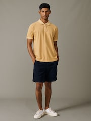 أصفر - قميص بولو بيكيه Lusby من Aubin - صورة 3 من 5