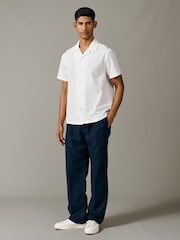 Aubin Brambling Seersucker Short Sleeved Shirt - Image 3 of 5