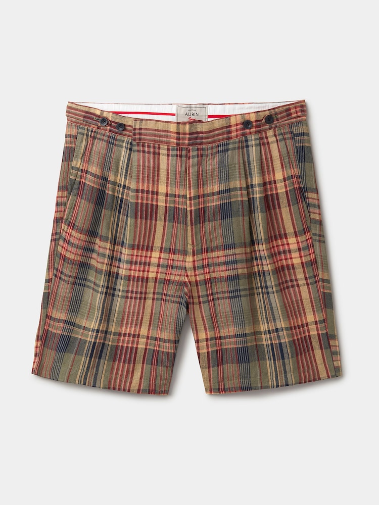 Aubin Lind Double Pleat Linen Shorts - Image 5 of 5