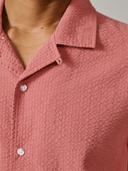 Aubin Brambling Seersucker Short Sleeved Shirt - Image 4 of 5