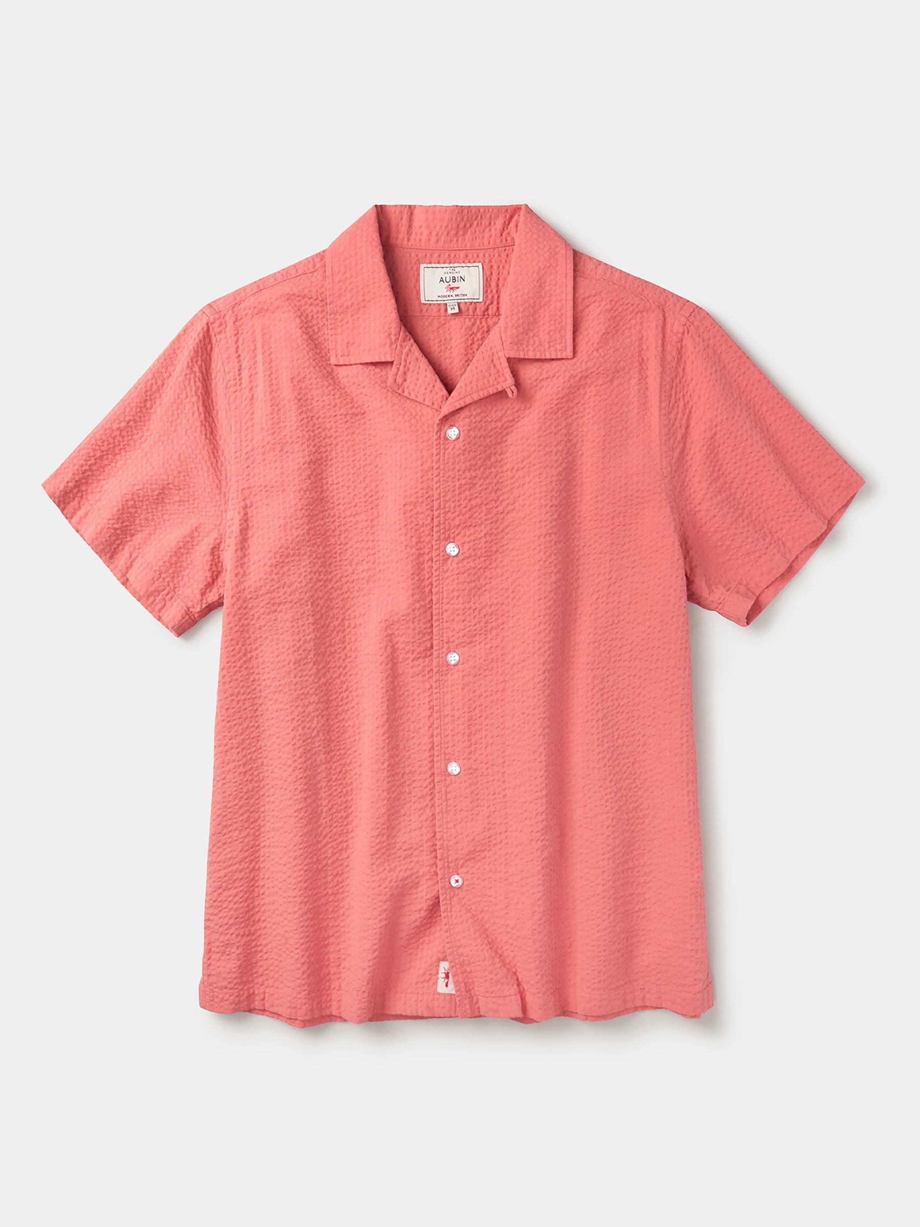 Next：日本 ピンク - Aubin Brambling シアサッカー 半袖シャツ from