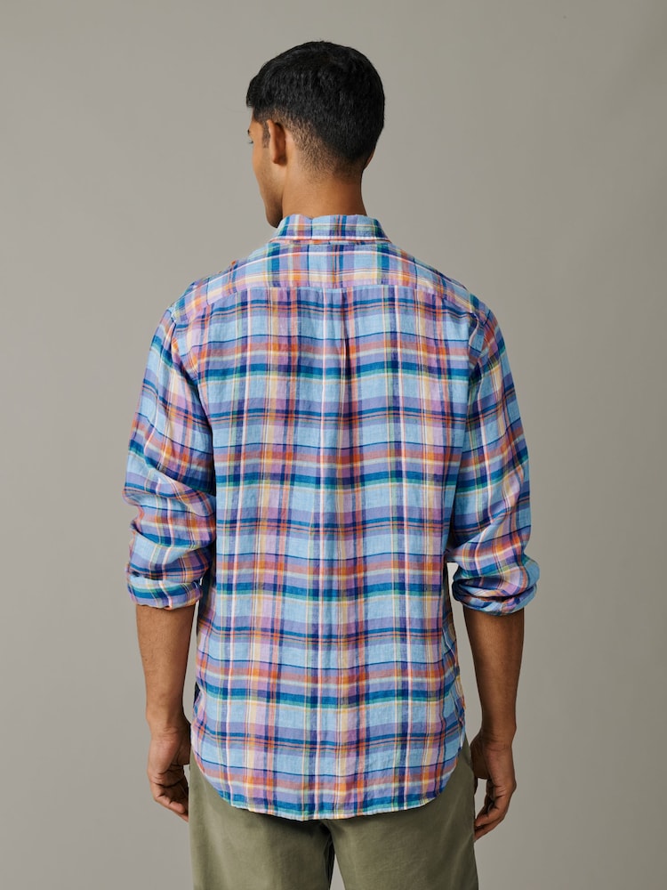 Aubin Croyland Madras Checked Shirt - Image 2 of 5
