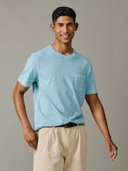 Aubin Hareby Garment Dyed Pocket T-Shirt - Image 1 of 5
