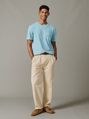 Aubin Hareby Garment Dyed Pocket T-Shirt - Image 3 of 5