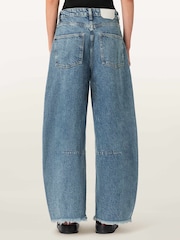 AllSaints Blue Payton Crop Jeans - Image 5 of 8