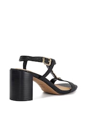 Dune London Black Josina Block Heeled Sandals - Image 4 of 6