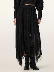 AllSaints Black Vashtie Skirt - Image 1 of 6