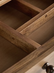 Light Natural Madeline Solid Mango Wood 8 Drawer Chest of Drawers - Image 11 of 12