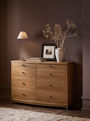 Light Natural Madeline Solid Mango Wood 8 Drawer Chest of Drawers - Image 2 of 12