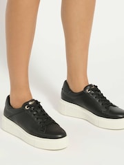 Dune London Black Evienne Trainers - Image 1 of 6