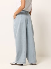 PixieGirl Blue Seam Front Balloon Jeans - Image 3 of 5