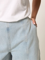 PixieGirl Blue Seam Front Balloon Jeans - Image 4 of 5