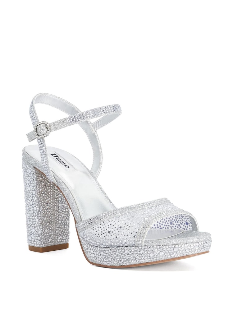 Dune London Metallic Mesmerizing Smart Sandals - Image 1 of 5 Dune London Metallic Mesmerizing Smart Sandals - Image 1 of 5