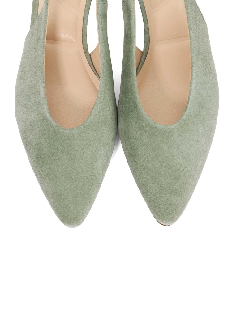 Dune London Green Crediblity Slingbacks - Image 6 of 6